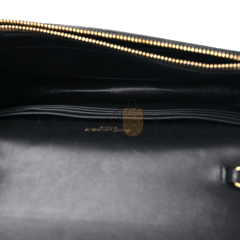 Y*L kate monogram tassel chain wallet in calfskin crocodile embossed 452159dnd1j1000 (19*12.5*4cm)